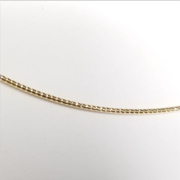 sterling silver chain with crystal pendent - Picture 3 of 5